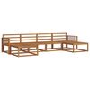 vidaXL Outdoor-Sofagarnitur 6 pcs Natur Massivholz Akazie