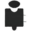 vidaXL Pferdedecke Schwarz Polyester