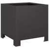 vidaXL Pflanzk&uuml;bel 2 Stk. Schwarz 30x30x30 Stahl
