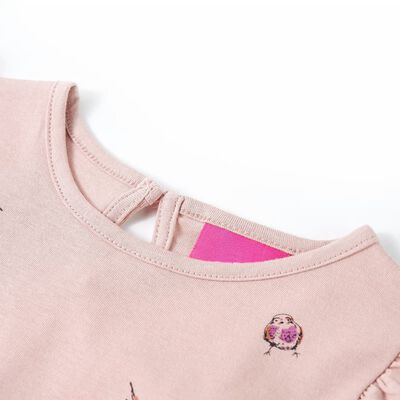 Kinder-Langarmshirt Rosa 128