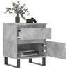 vidaXL Nachttisch Betongrau 40x35x50 cm Holzwerkstoff