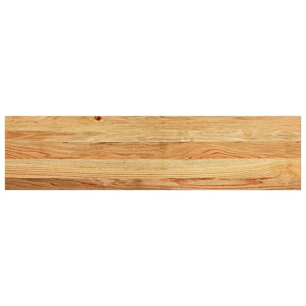 vidaXL Treppenstufen 2 Stk. Hellbraun 100x25x2 cm Massivholz Eiche