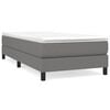 vidaXL Boxspringbettgestell Dunkelgrau 80x200 cm Stoff