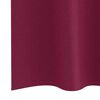 vidaXL Verdunkelungs-Vorh&auml;nge mit Ringen 2 pcs Weinrot 225 x 140 cm