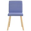 vidaXL Esszimmerst&uuml;hle 4 Stk. Jeansblau Stoff