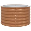 vidaXL Hochbeet Braun 160 x 80 x 44 cm Stahl