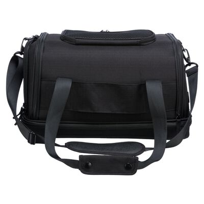 TRIXIE Flugtasche für Hunde Plane 44x28x25 cm Schwarz