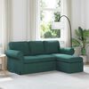 vidaXL Sofa 160cm Dunkelgr&uuml;n Metall