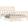 vidaXL Massivholzbett ohne Matratze 140x190 cm Kiefernholz