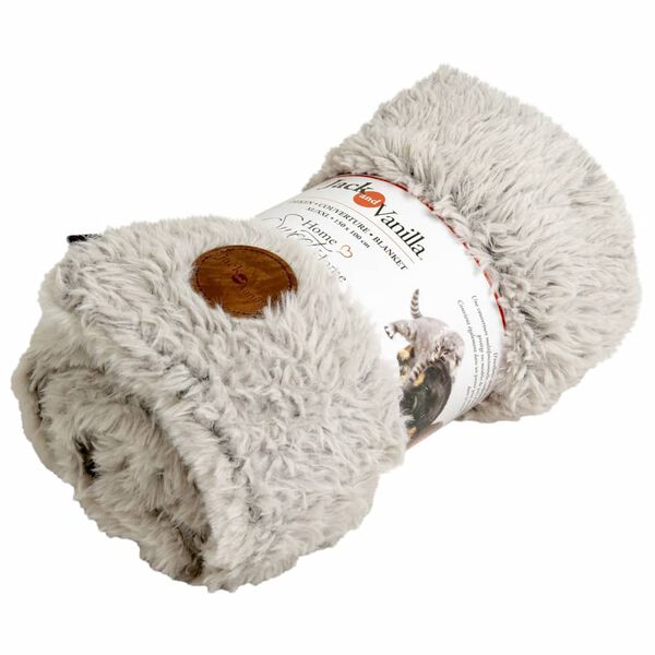 Jack and Vanilla Haustierdecke Shell XL-XXL 150x100 cm Muschelgrau