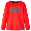 Kinder-Langarmshirt Rot 116