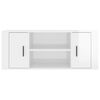 vidaXL TV-Schrank Hochglanz-Wei&szlig; 100x35x40 cm Holzwerkstoff