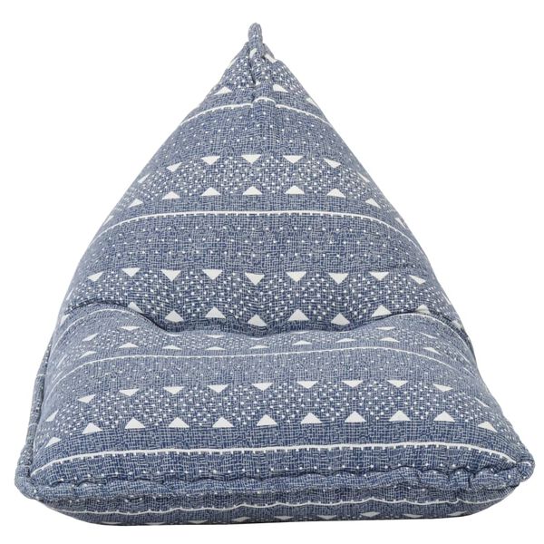 vidaXL Beanbag Indigo Stoff Patchwork