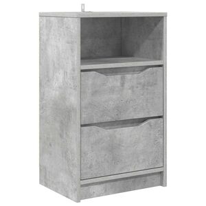 vidaXL Nachttisch Betongrau 40 x 30 x 467 cm Holzwerkstoff