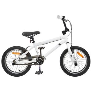 vidaXL BMX Rad 20 Zoll f&uuml;r &uuml;ber 9 Jahre alt Wei&szlig;