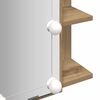 vidaXL Spiegelschrank mit LED Artisan Eichen-Optik 70x16,5x60 cm