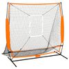 vidaXL Multisport-&Uuml;bungsnetz Baseball Schwarz 174x76x158,5 cm