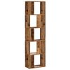 vidaXL B&uuml;cherregal 5 B&ouml;den Altholz 45x23,5x162,5 cm Holzwerkstoff
