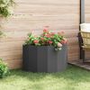 vidaXL Pflanzk&uuml;bel Schwarz 90 x 45 x 50 cm Stahl