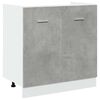 vidaXL Sp&uuml;lenunterschrank Lyon Betongrau 80x46x81,5 cm Holzwerkstoff