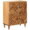 vidaXL Stauraumschr&auml;nke Braun 60 x 33,5 x 75 cm Massivholz Mango