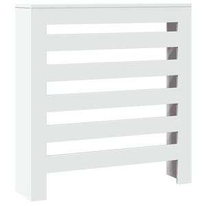 vidaXL Heizk&ouml;rperverkleidung Wei&szlig; 78x20x82 cm Holzwerkstoff