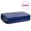 vidaXL Abdeckplane Blau 5x8 m 650 g/m²