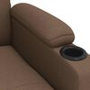 vidaXL Relaxsessel Braun Stoff