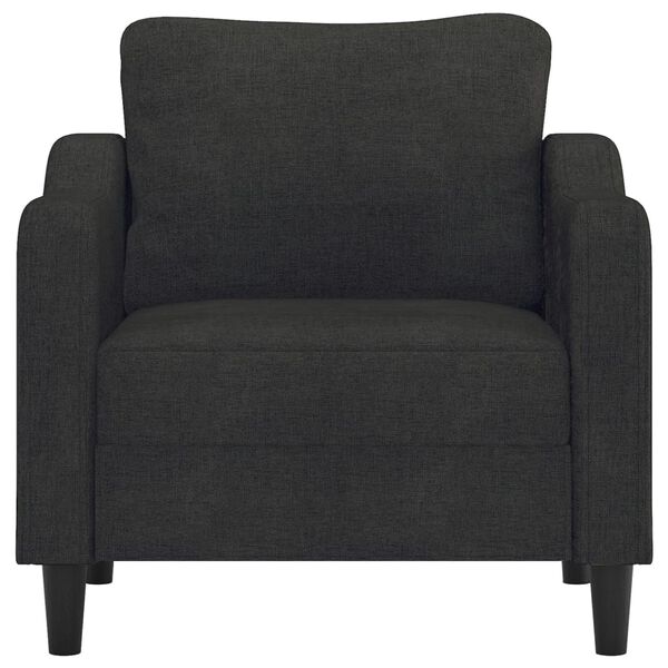 vidaXL Sofasessel Schwarz 60 cm Stoff