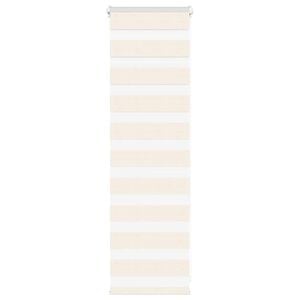 vidaXL Doppelrollo Marmorbeige 40x100 cm Stoffbreite 35,9 cm Polyester