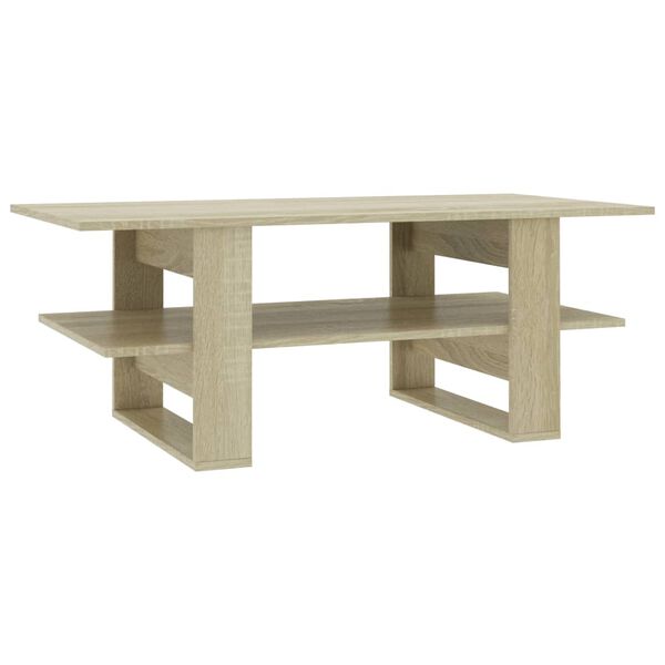 vidaXL Couchtisch Sonoma-Eiche 110&times;55&times;42 cm Holzwerkstoff