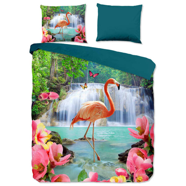 Pure Bettw&auml;sche-Set FLAMINGO 200x200/220 cm