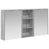 vidaXL Badezimmerschrank-Set 3 stk. 116 x 16 x 62,5 cm Holzwerkstoff