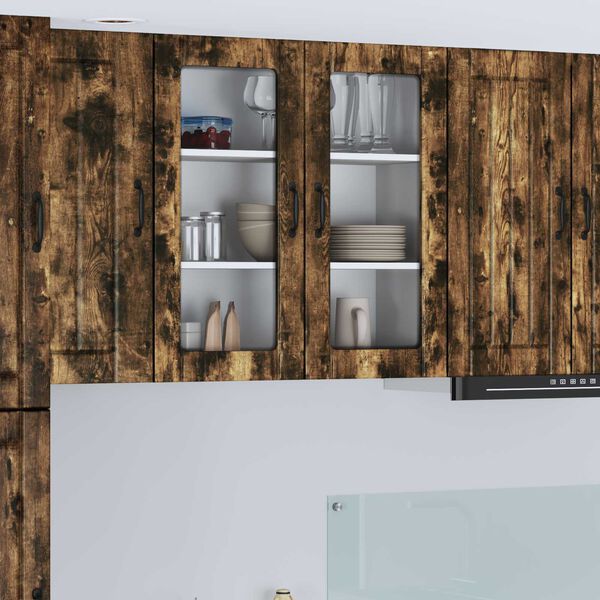 vidaXL K&uuml;chenschrank Ger&auml;ucherte Eiche 80 x 31 x 80 cm Holzwerkstoff