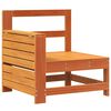 vidaXL Gartensofa mit Armlehne und Beistelltisch Massivholz Kiefer