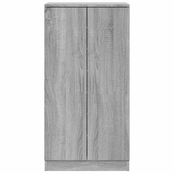 vidaXL Schuhschrank Grau Sonoma 55x35x108 cm Holzwerkstoff