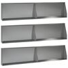 vidaXL St&uuml;tzmauer 6 stk. 100 x 12 x 40 cm Verzinkter Stahl Silber