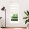 vidaXL Doppelrollo Marmorbeige 70x230 cm Stoffbreite 65,9 cm Polyester