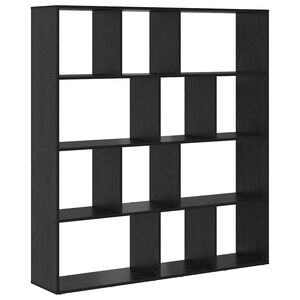 vidaXL B&uuml;cherregal 12 Ebenen 132 x 29 x 141,5 cm Holzwerkstoff