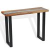 vidaXL Konsolentisch Teak 100 x 35 x 75 cm