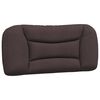 vidaXL Bett mit Matratze "Hvar" Dunkelbraun 90x200 cm Stoff