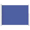 vidaXL Seitenmarkise Ausziehbar 220x300 cm Blau