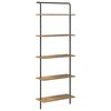 vidaXL B&uuml;cherregal 5 Ebenen 60 x 24 x 168 cm Holzwerkstoff