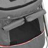 vidaXL Hundewagen Faltbar Grau 100x49x96 cm Leinenstoff