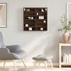 vidaXL Vitrinenschrank Braun Eichen-Optik 60x8,5x58 cm Holzwerkstoff
