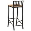 vidaXL Barst&uuml;hle 2 Stk. Raues Massivholz Mango