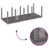 vidaXL Garten Essgruppe 11 pcs Hellgrau Polypropylen