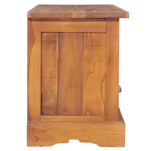 vidaXL TV-Schrank 100x30x40 cm Massivholz Teak