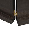 vidaXL Tischplatte 140x40x(2-4) cm Massivholz Behandelt Baumkante