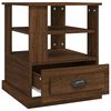 vidaXL Beistelltisch Braun Eichen-Optik 50x50x60 cm Holzwerkstoff